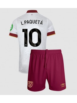 West Ham United Lucas Paqueta #10 Replika Tredje Kläder Barn 2024-25 Kortärmad (+ byxor)